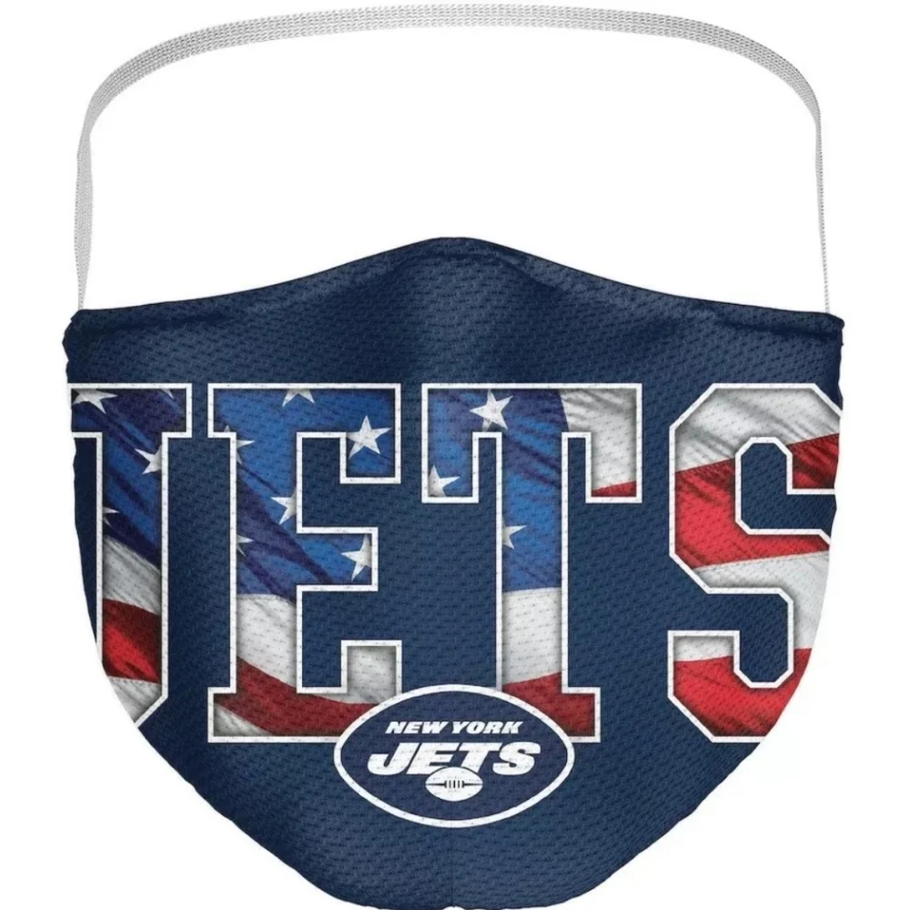 New York Jets Fanatics Branded Adult Patriotic Face Covering 3-Pack